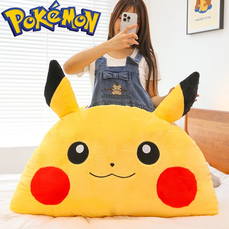90CM Large Big Size Pokemon Pikachu Plush Cartoon Anime Plushies Pillow Soft Doll Kawaii Stuffed Plushie Ornament Children Gift