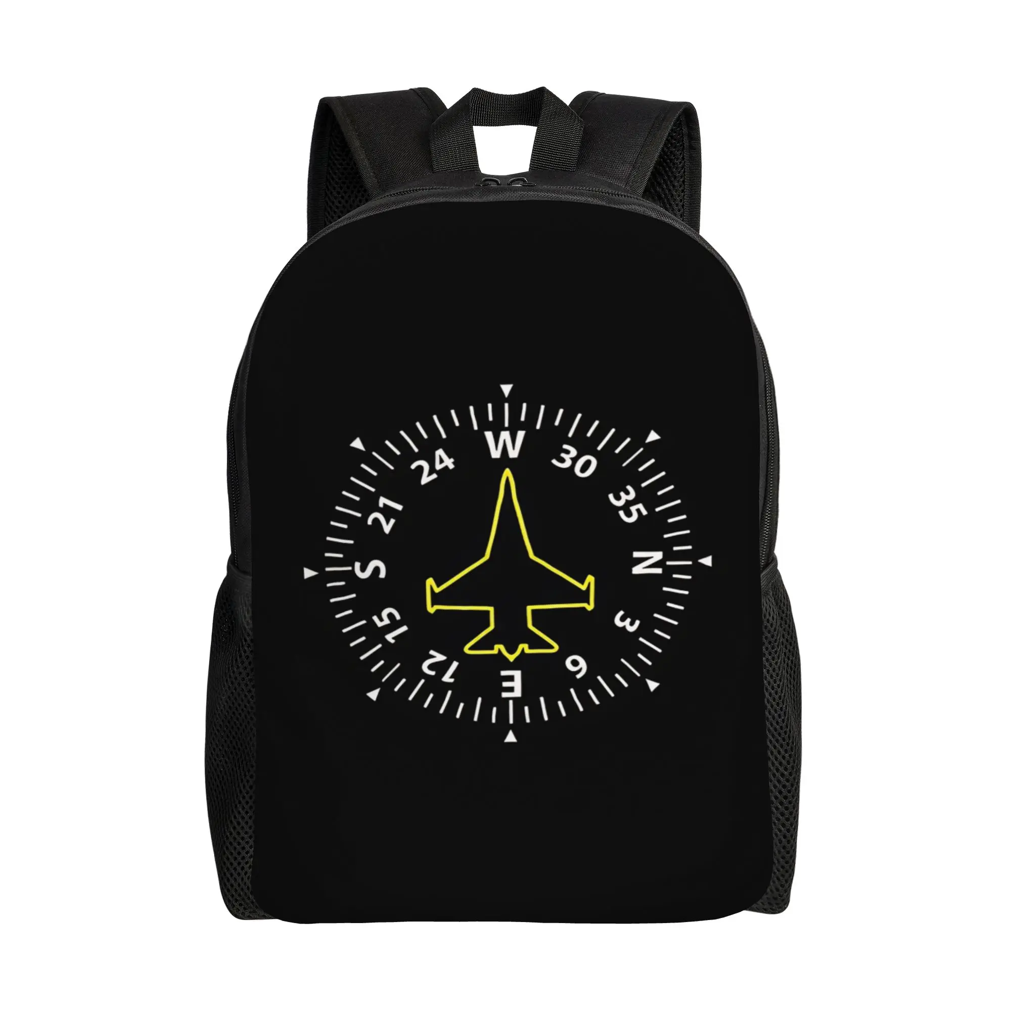 Back to school season Zipper Closure Jet fighter pilot  Rucksack  Couple Backpack