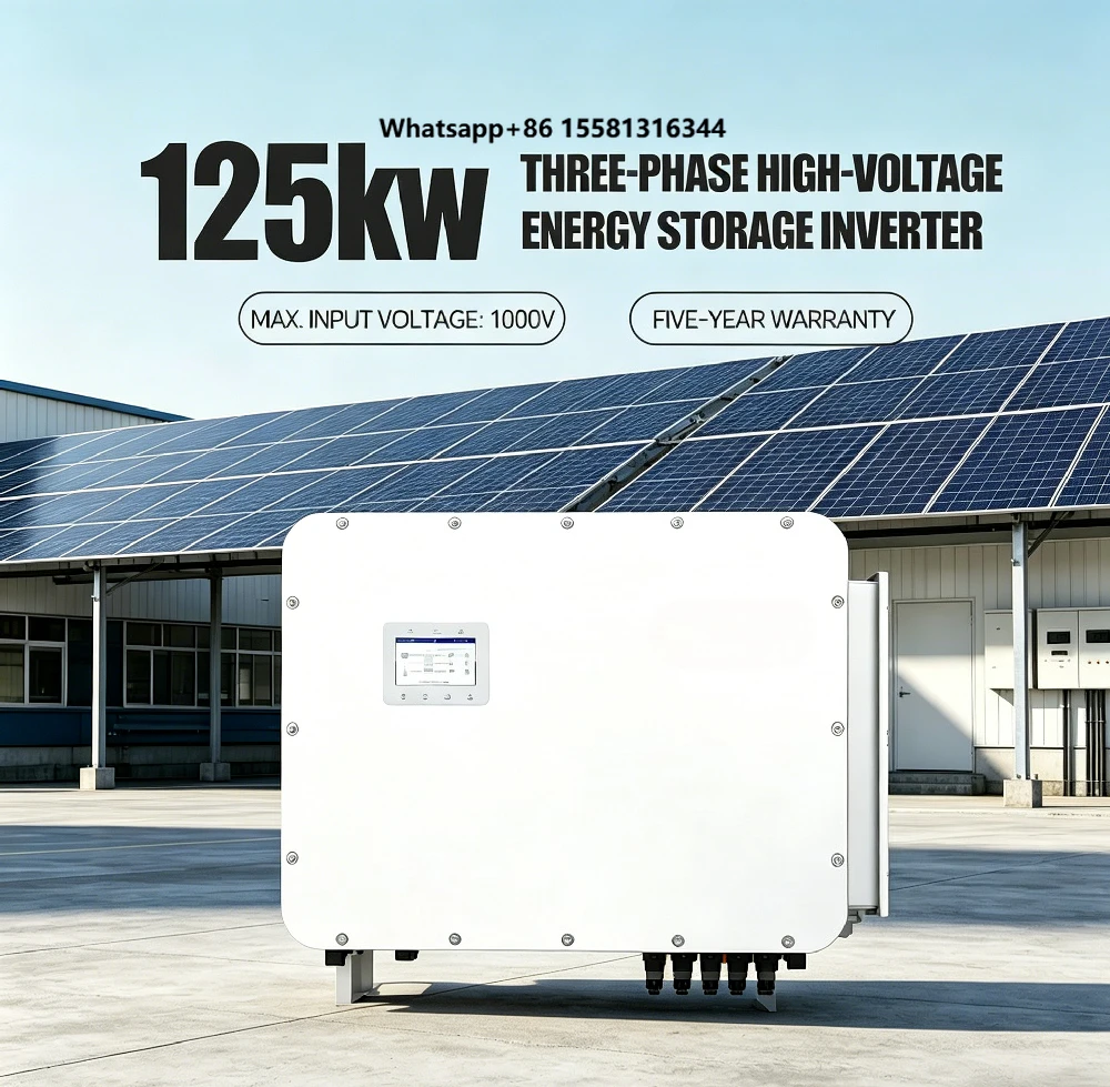 100kW 125kW Solis High Voltage Hybrid Solar Inverter for Office Building Commercial Park Energy Storage System