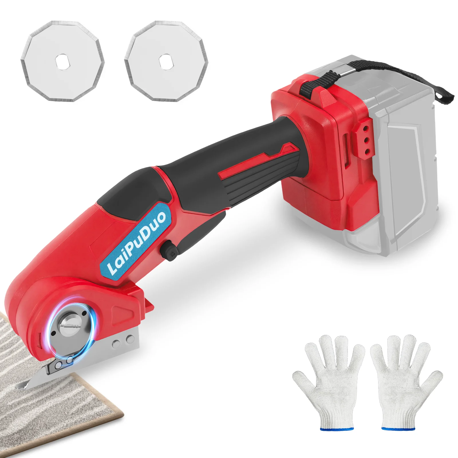 Cordless Electric Scissors Cardboard Box Cutter Fabric Carpet Carton Plastic Leather Cloth Cutting for Milwaukee 18V Battery Pin