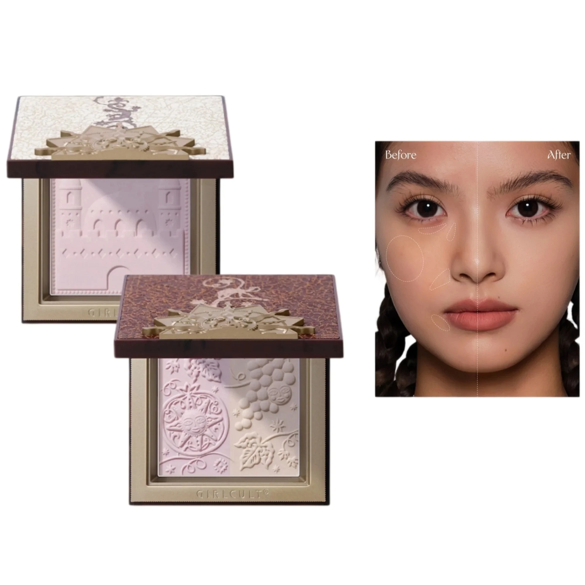 Girlcult Loulan Hippie Collection Multi-use Highlighter Powder