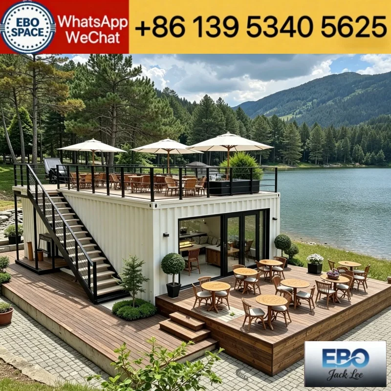 20ft Luxury Waterproof Space Capsule Cabin Mobile Prefab Sound Insulation Glamping Lodge