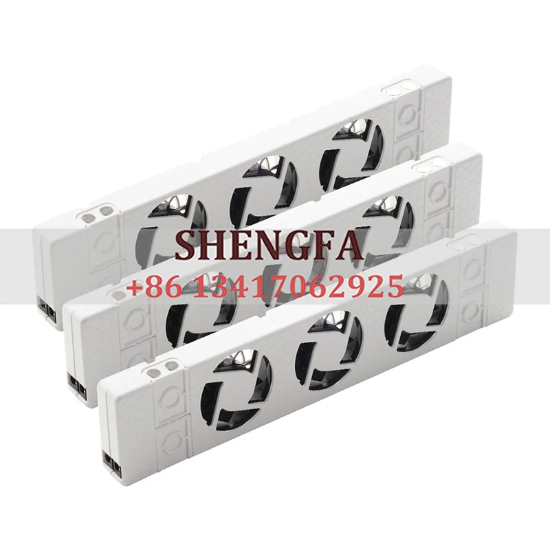 Energy Saving - Heating Fan Heat Pump Suitable - Whisper Quiet  Radiator Fan with Control Sensor - Trio Set (3x)