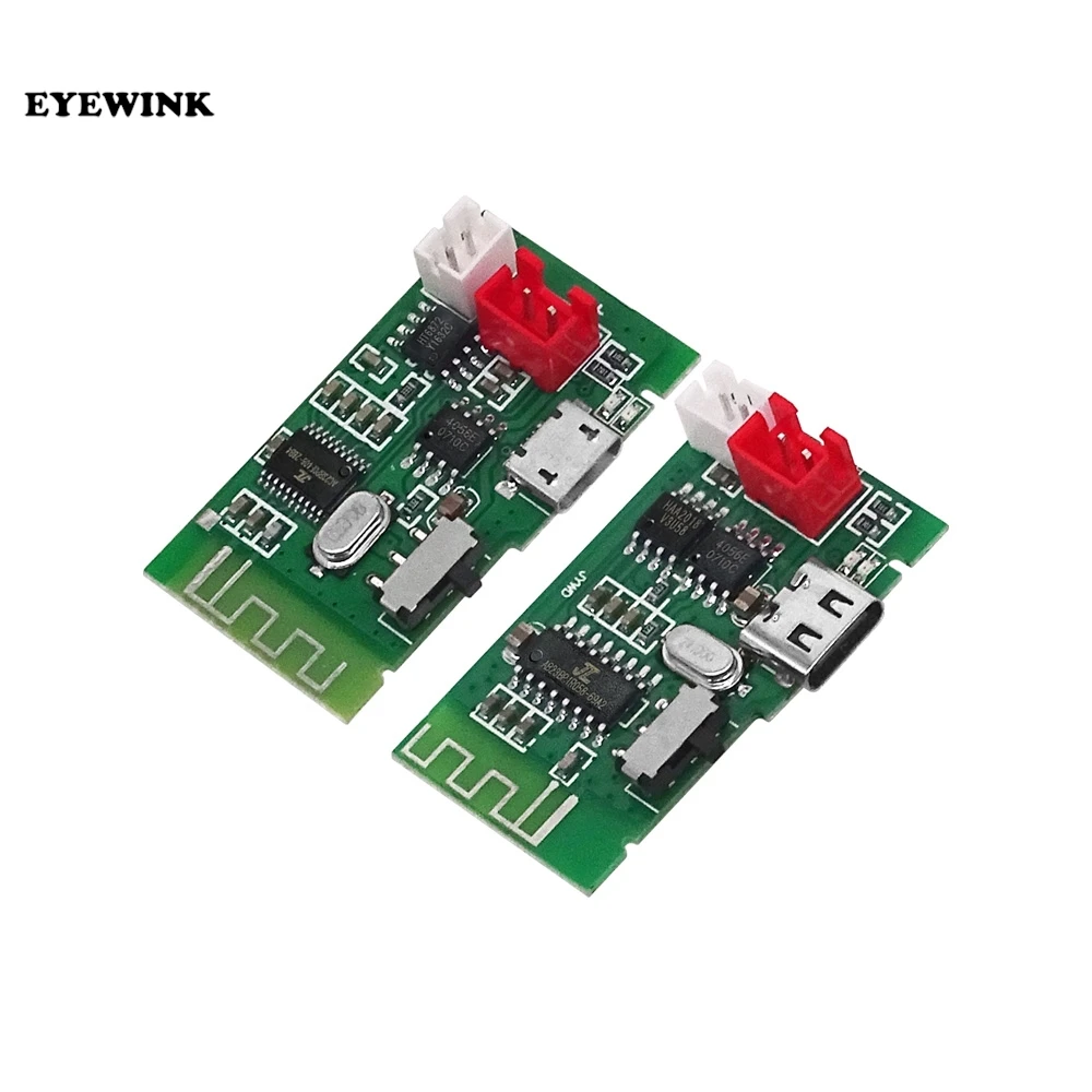 4 Euro 3W Mono Bluetooth Amplifier Board PCBA Battery Charging Function 3.7V Lithium Battery Bluetooth Module