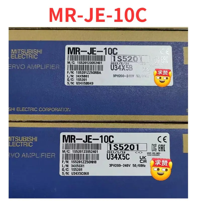 100% new MR-JE-10C servo motor