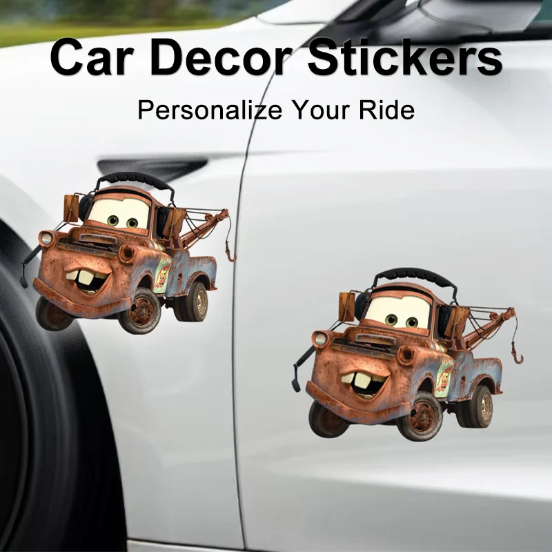 

Cars Racing Trendy Car Sticker Creative Anime Decal Waterproof for Rear Window Bumper Motorcycle Helmet Art Decor Sticker