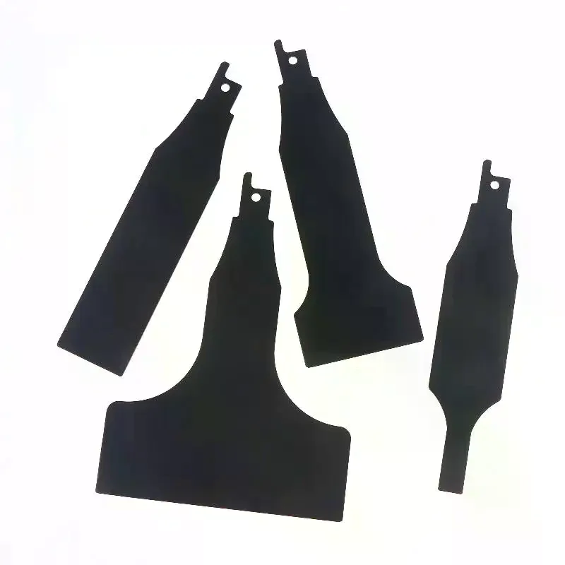 1/4Pcs Reciprocating Saw Scraper Blades, High Carbon Steel Tile Cleaning Tool For Removing Mortar And Adhesive From Ceramic Wall
