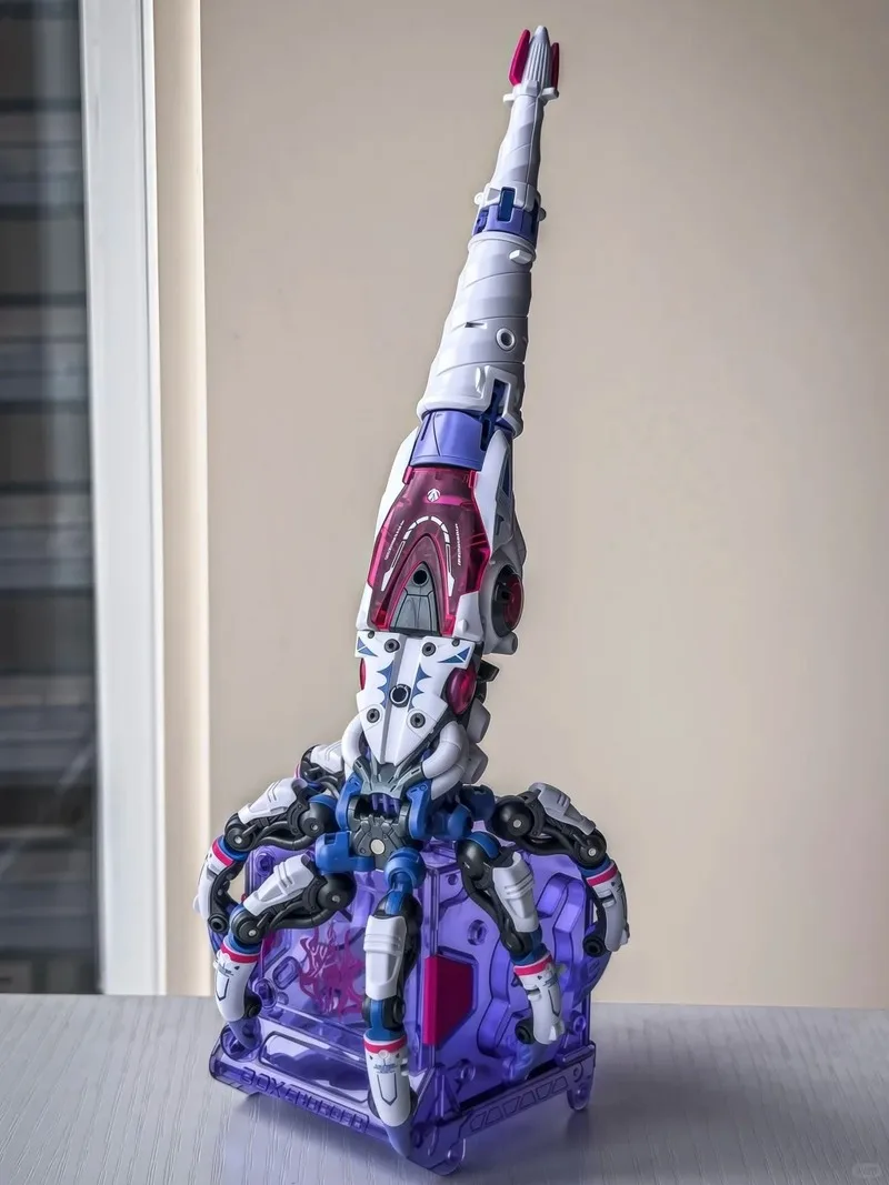 Em estoque 52 brinquedos série Beastbox Violet Vortex Cameroceras brinquedo transformável modelo de montagem figura