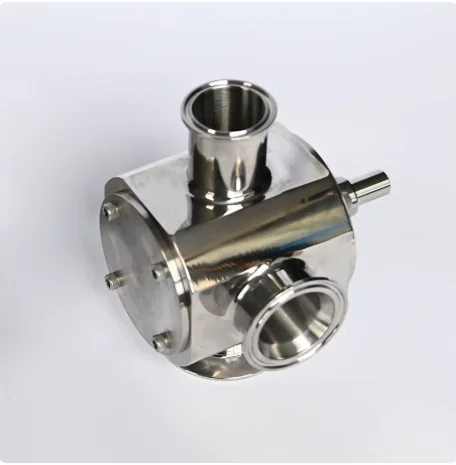 Three-way Rotary Valve Filling Machine Pneumatic Paste Filler High Clean Sanitary 25 Path