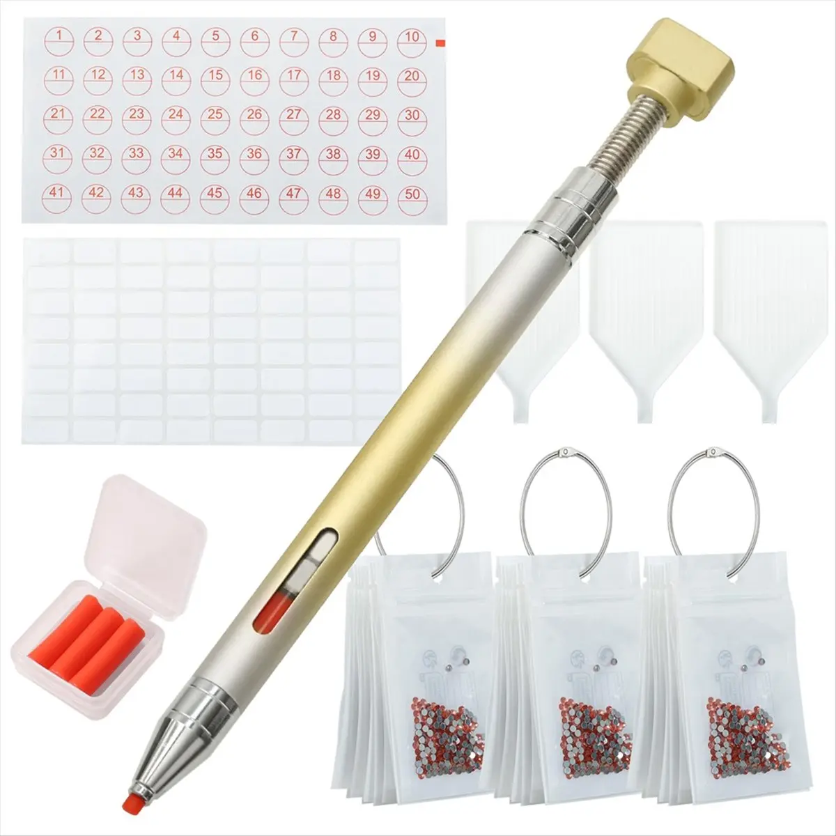 ABPP  Art Pens - Refillable Wax Pen Diamond Art Trays Tools Accessories B