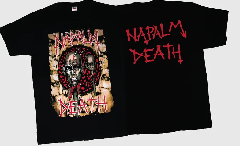 New Dtg/Dtf printed T-shirt - NAPALM' DEATH- - size- S,M,L,XL,2-3-4-5-6-7XL