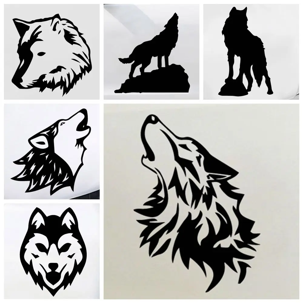 Car Body WOLF Stickers For Cars Beautiful Vinyl Decal Personality Waterproof Accessories