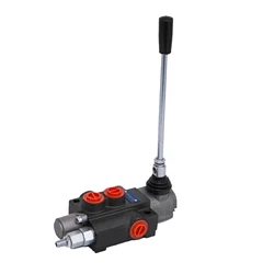 P40 Hydraulic Directional Control Valves Splitter Speed ControlAdjustable Relief Lever Handle 1Spool 3Pos Valves 10 GPM