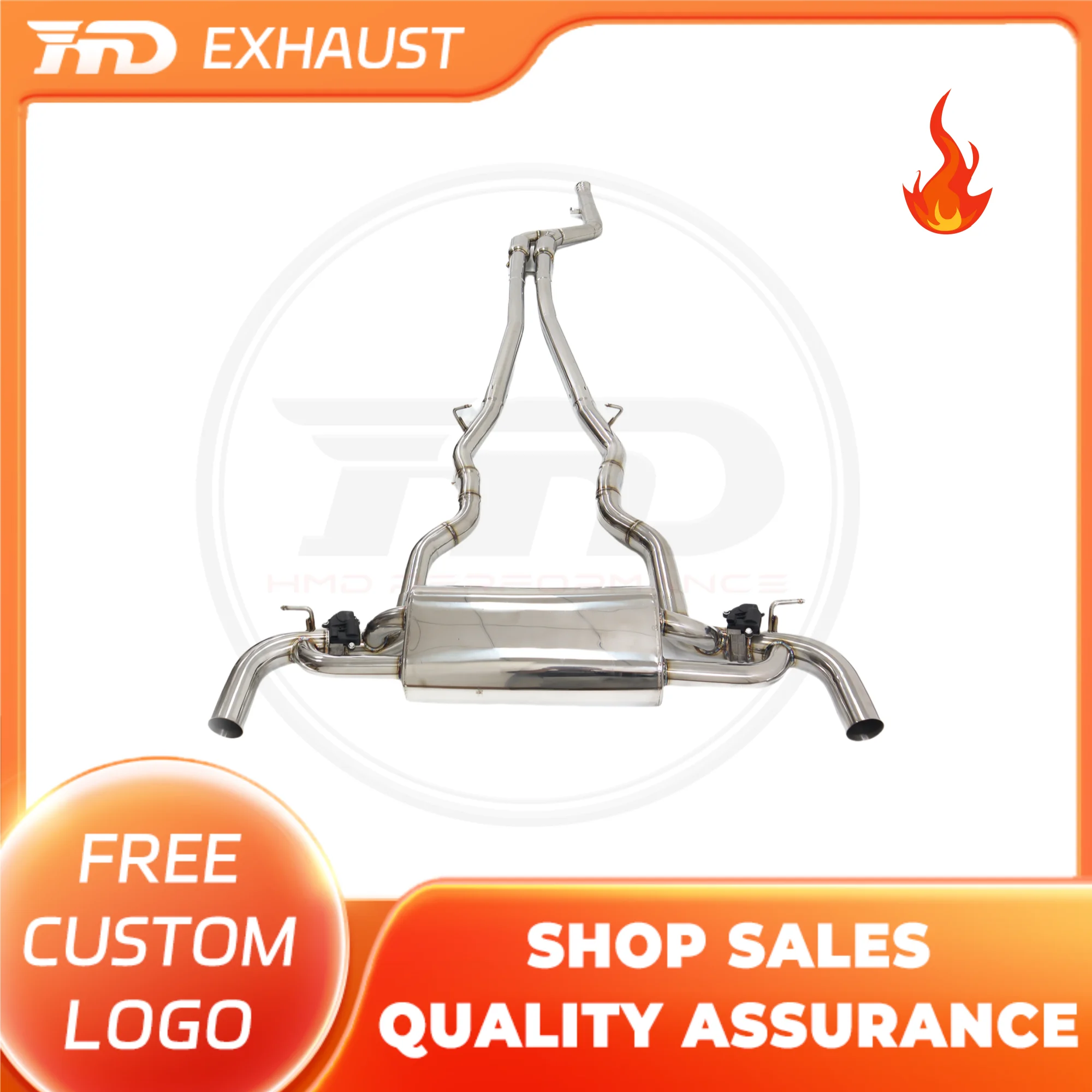 

HMD Stainless Steel Exhaust System Performance Catback For BMW 840i G14 G15 G16 B58 Engine 3.0T 2019+ Muffler With Valve