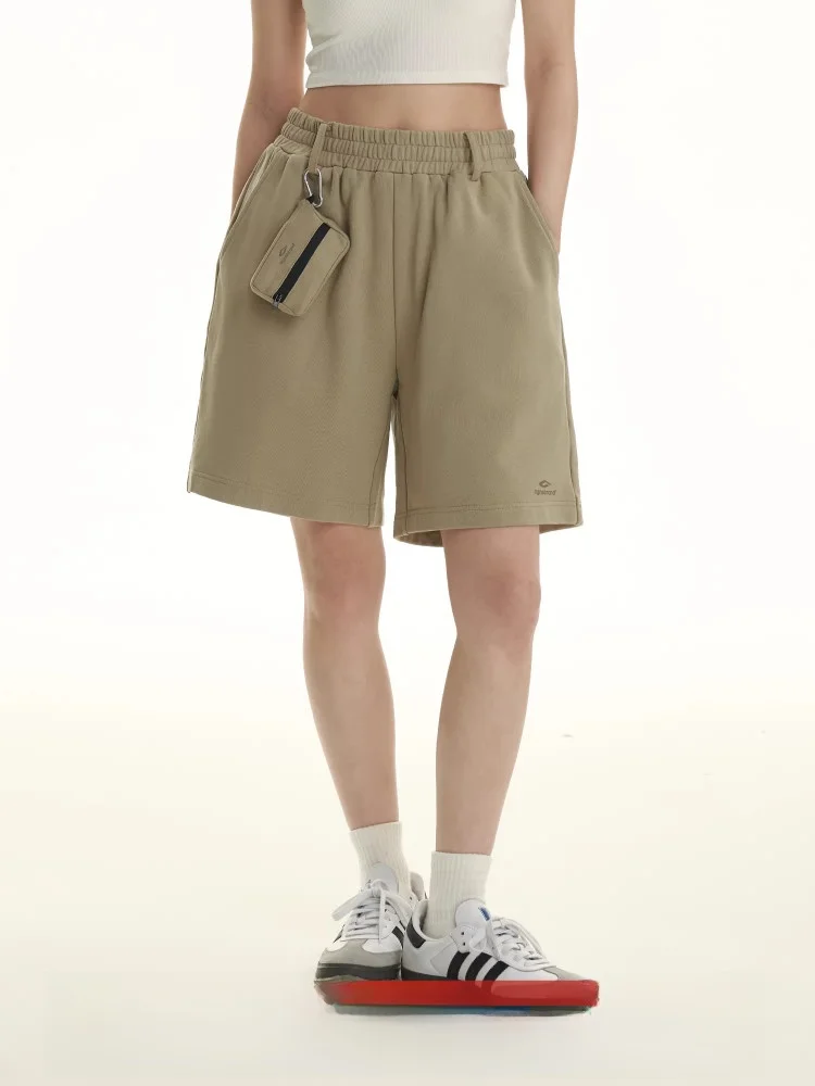 

Мужские спортивные шорты TGNS Basic: повседневные хлопковые бриджи в американском ретро-стиле с карманами, молодежный модный тренд