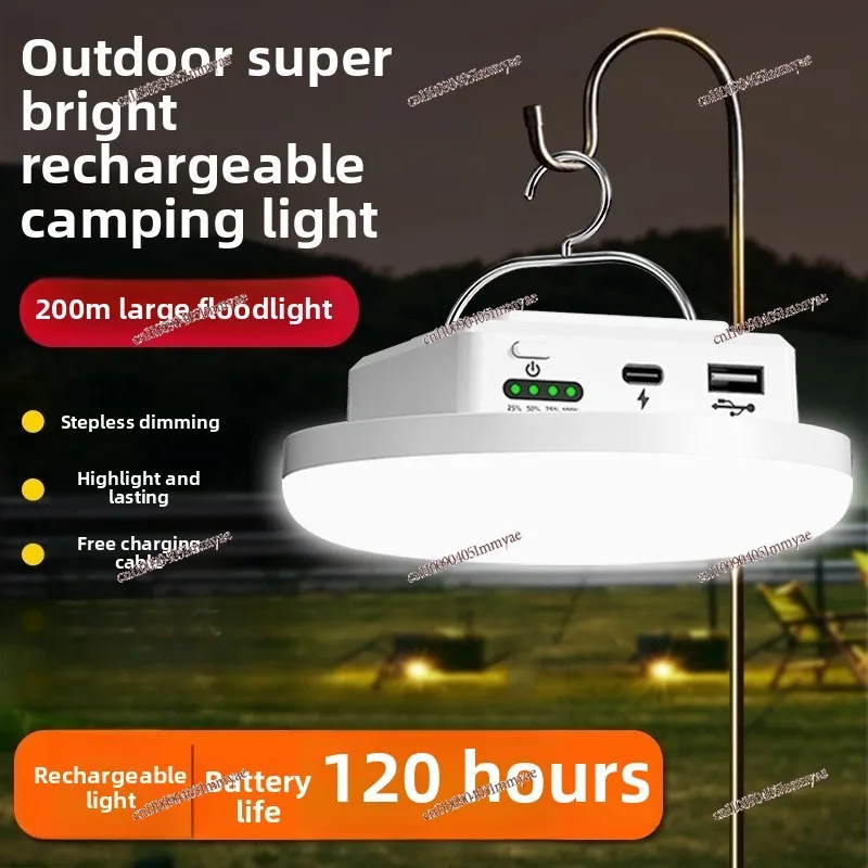 Camping Lights, Ultra-long Battery Life, Super Bright Floor Stall  Night Market Lights,Outdoor Canopy Tents, Emergency Charging