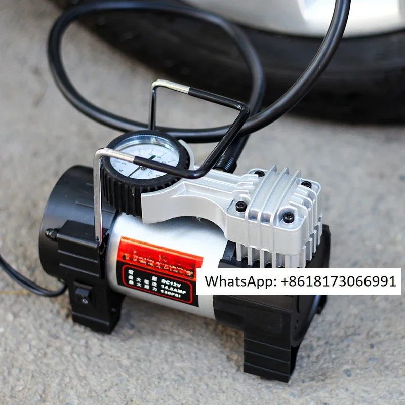 12V Car Inflator, Portable Tire Inflator, Car Inflator, 12V Car Metal Inflator