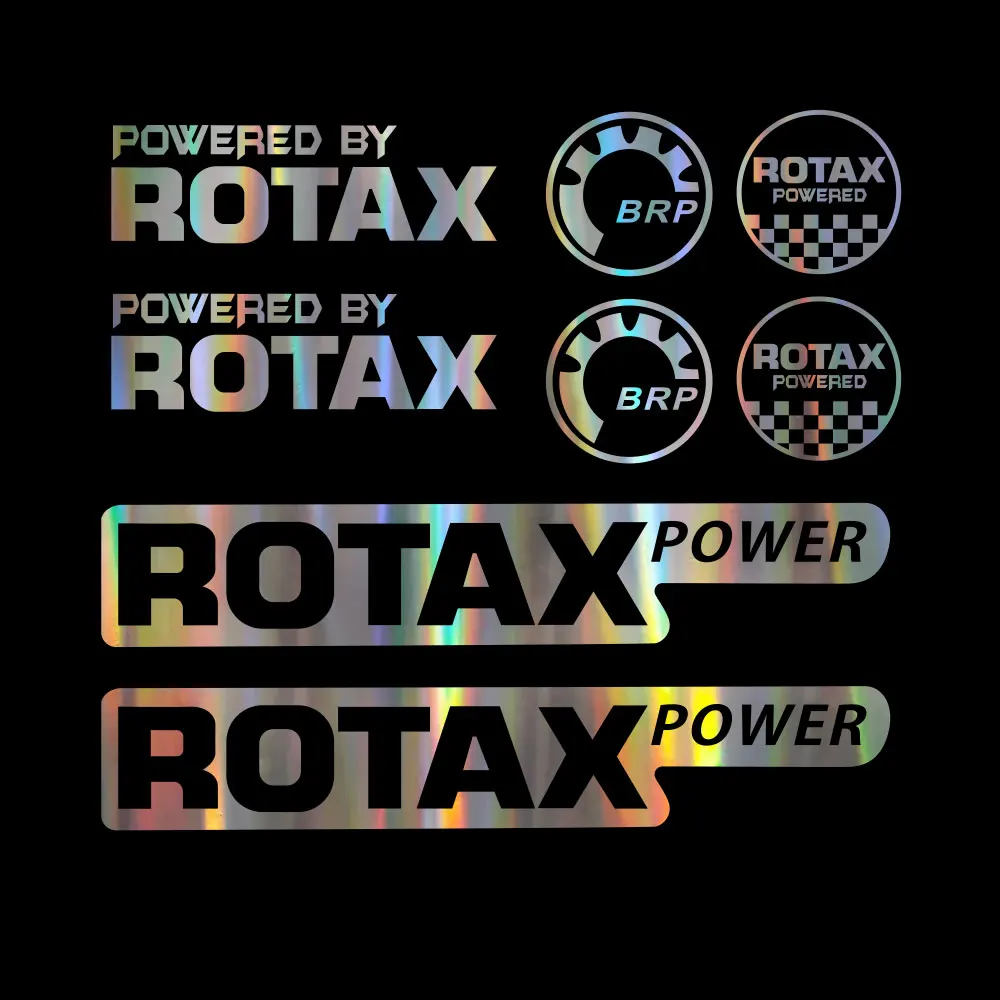 per ROTAX POWER BOMBARDIER seadoo jetski quad kart adesivi decalcomanie