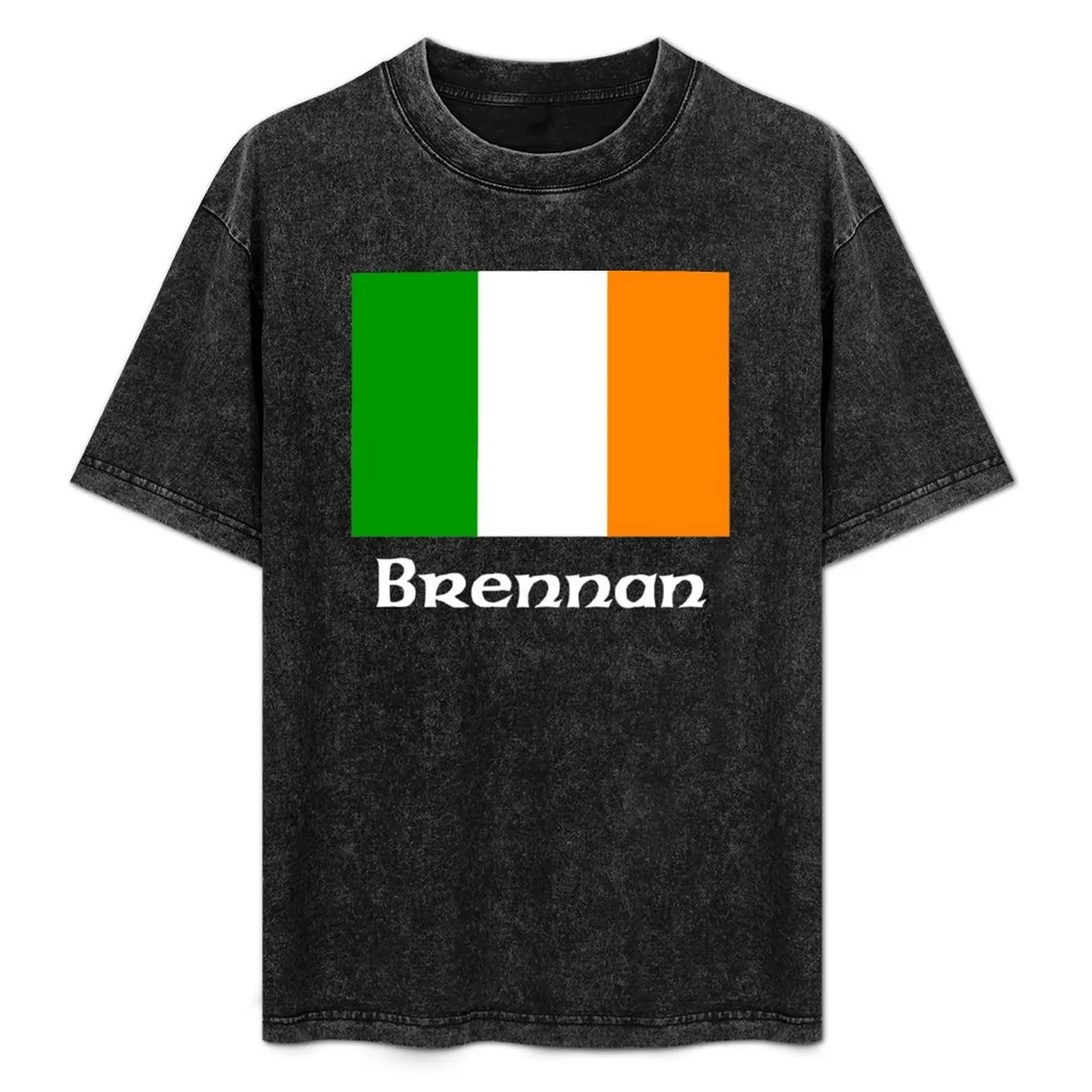 Brennan Irish Flag T-Shirt cute tops oversizeds boys whites t shirts for men cotton