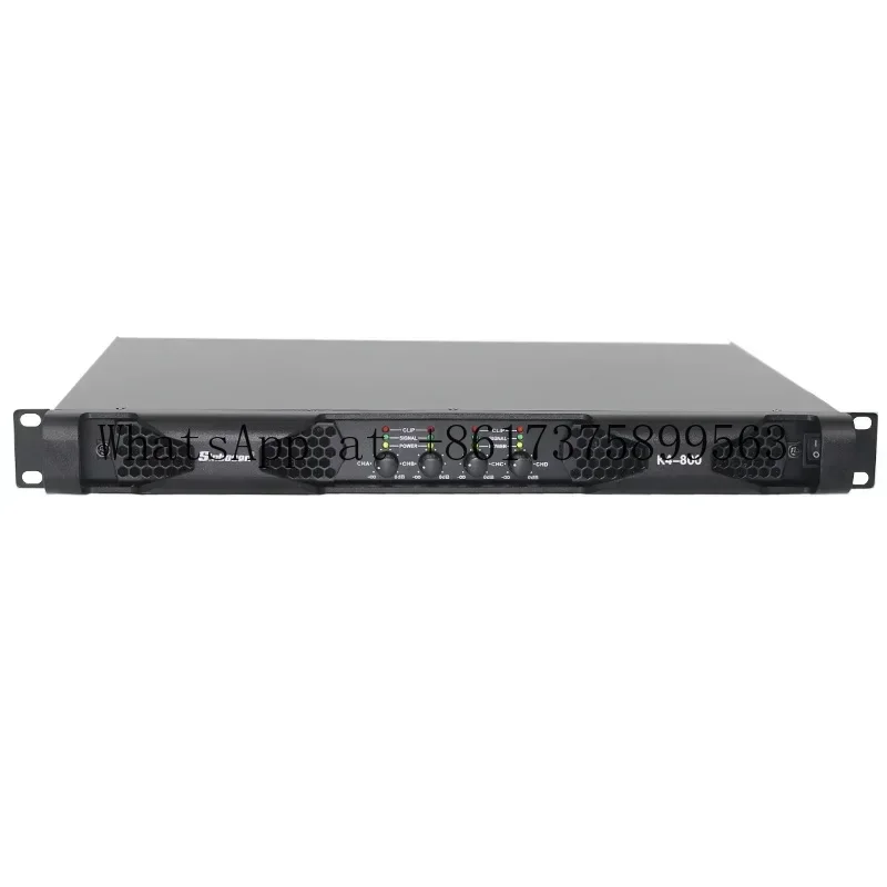 K4-800 800W 1200W Digital 4 Channel Amplificadores Profesional Clase D Amplifier