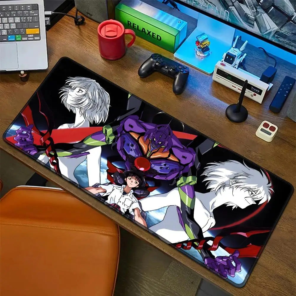 Anime E-Evangelions Mouse Pad Rubber Mat Laptop Xxl Mousepad Notebook Gamer Computer Table Gaming Accessories