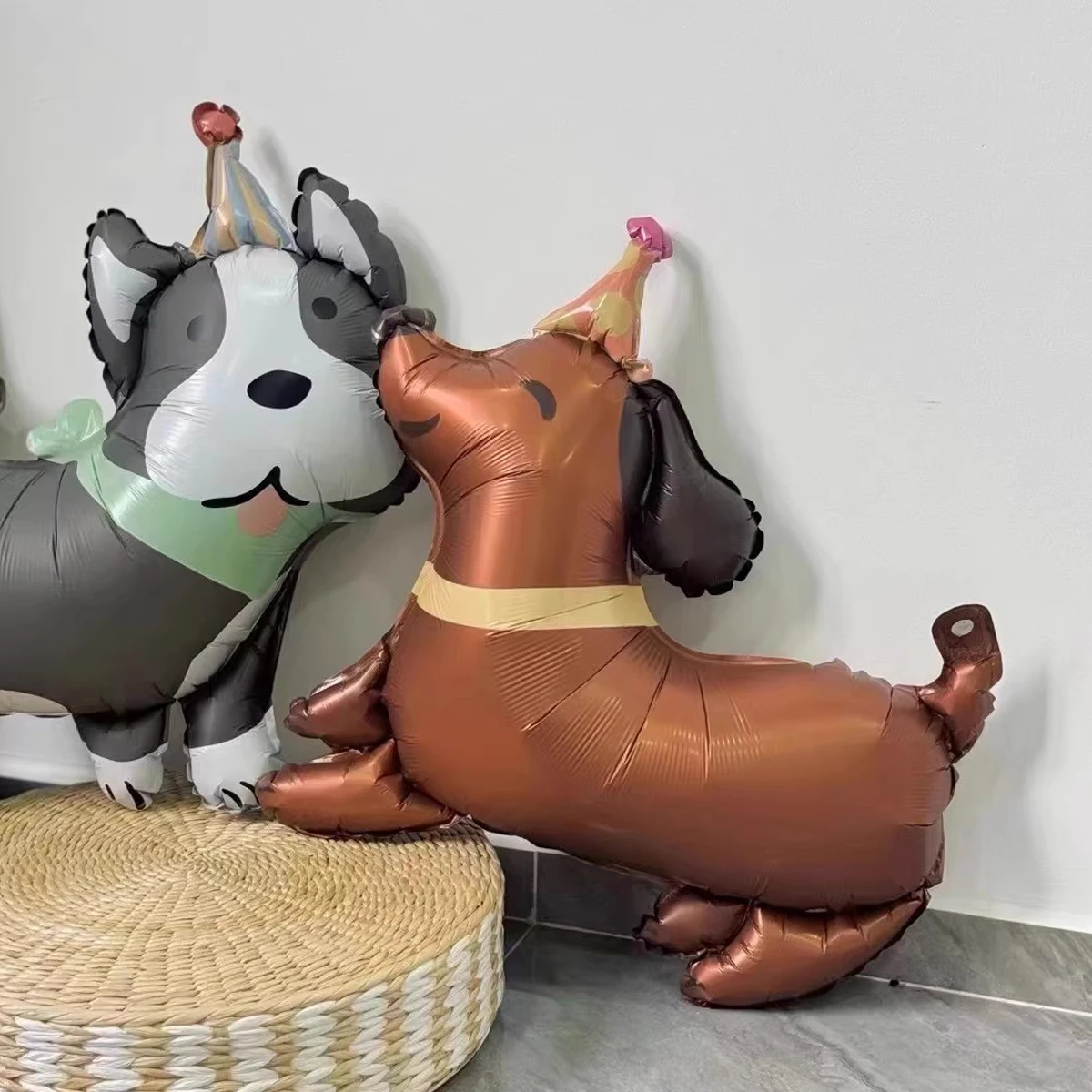 4-Tier-Hundeballons aus Aluminiumfolie, niedliches Hundethema, Geburtstag, Jubiläumsdekoration, Dusche, Haustierparty-Dekoration – Detail 5