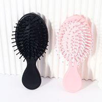 2pcs multi-color mini portable air cushion hair brush, exfoliating massage air cushion comb Special for real hair wigs