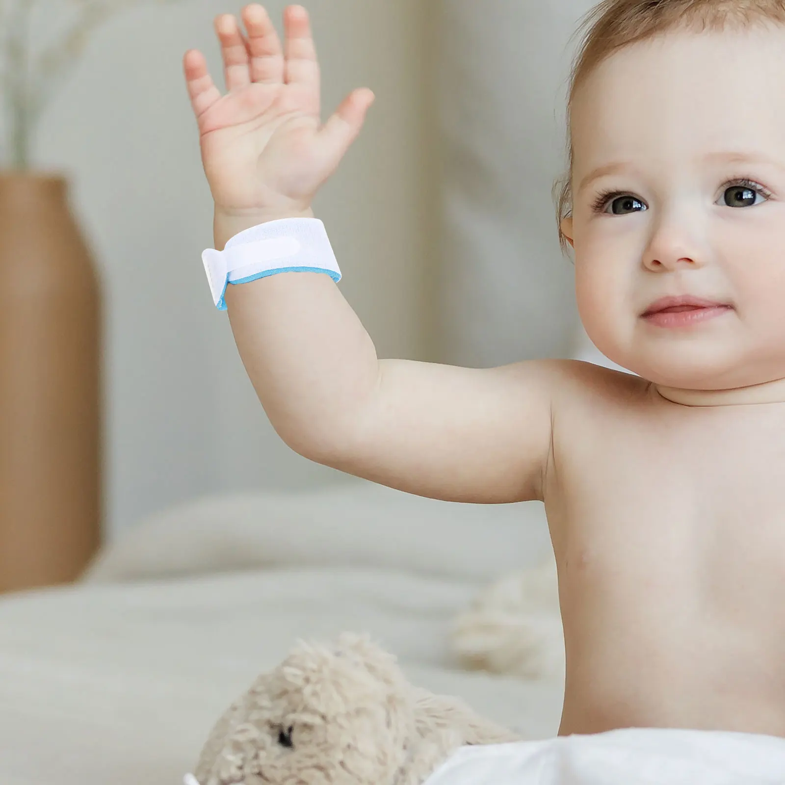 

Identification Sponge Wristband for Babies Comfortable Lightweight Medical Band Hospital Use Newborn Patient Band