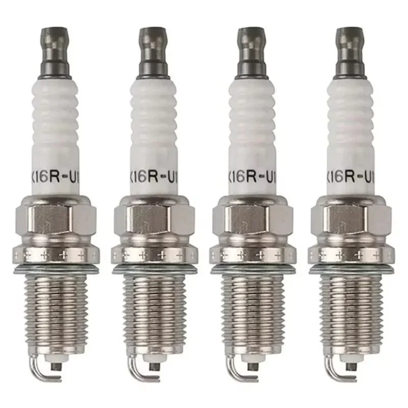 4/6PCS 90919-01176 K16RU Normal Spark Plug For Toyota 4Runner Hilux Platz Yaris Land Cruiser Prado Nissan Primera 9091901176