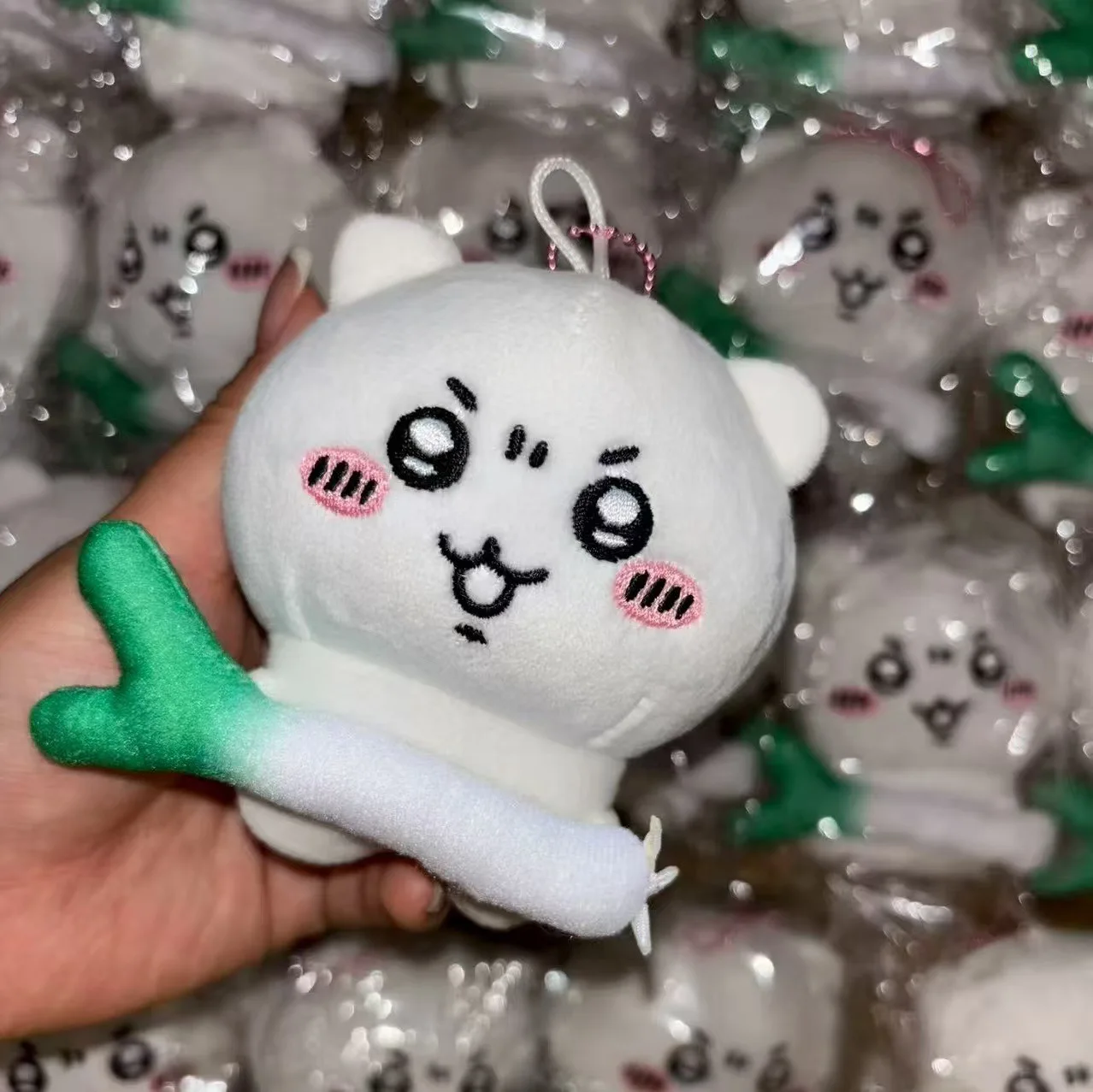 Cute Plush Keychain Toy Hatsune Onion | Anime Style Kawaii Doll Pendant | Chiikawa Inspired Usagi & Hachiware Accessories