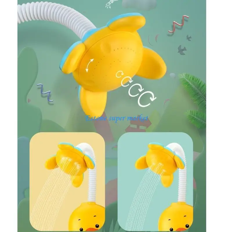 090B per vasca da bagno piscina irrigatore acqua doccia elettrica rimovibile per ris