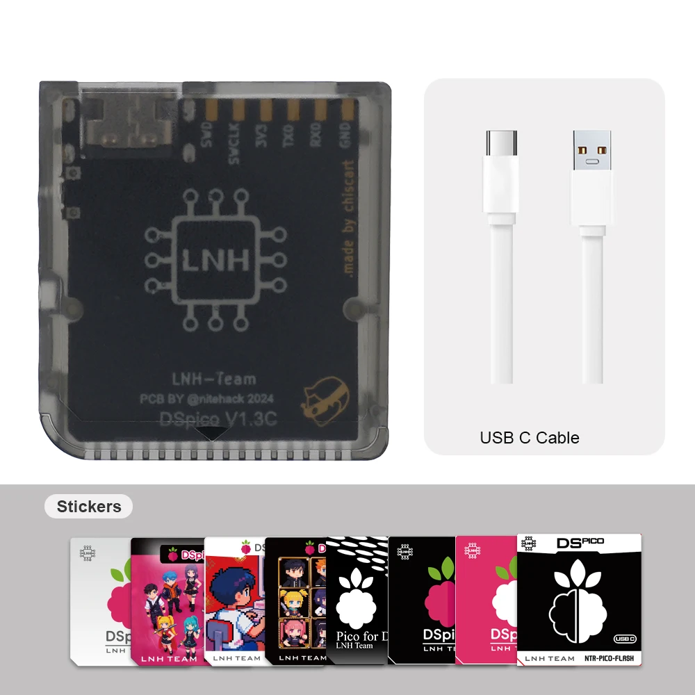 Chiscart DSpico USB C Version Game Cartridge For NDS NDSL DSi 3DS Consoles image 3