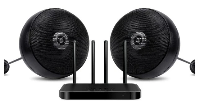 Ceiling hanging ball audio set Hanging wireless Bluetooth store-specific restaurant round spherical coaxial speaker