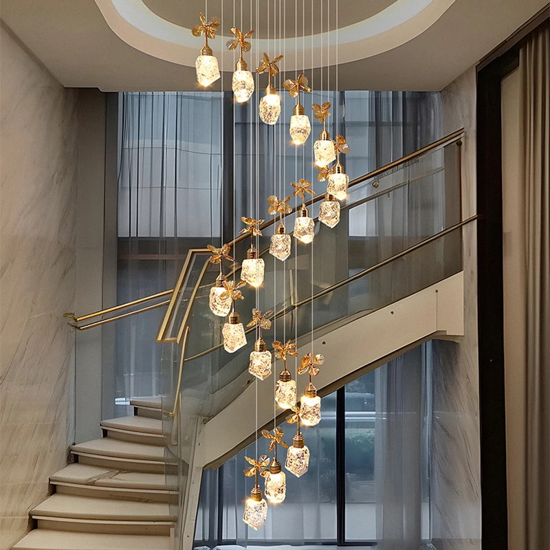 Nordic Dining Room Chandelier Pendant Light Hanging Modern Indoor Lighting Fixture Minimalist Christmas Decoration Ceiling Lamp
