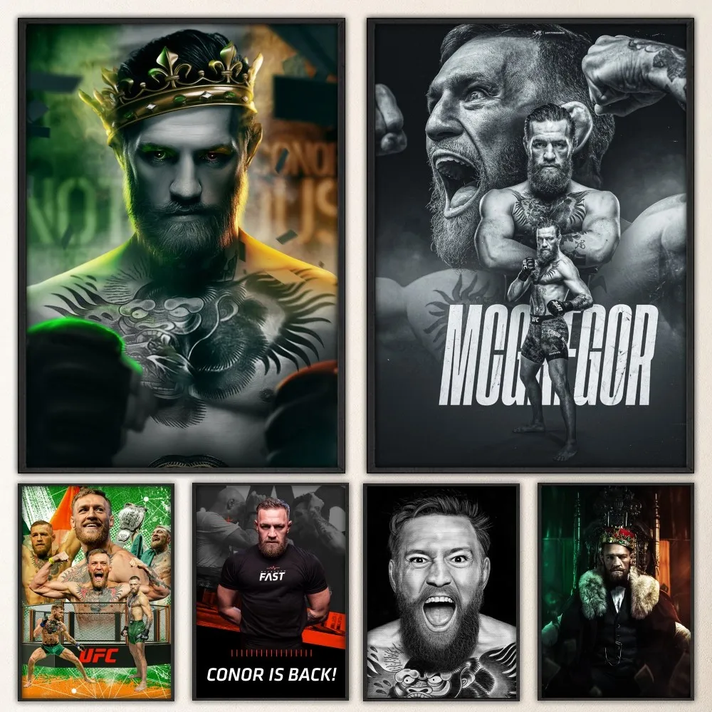 Conor McGregor Poster Prints Poster Wall Painting Bedroom Living Room Wall Bar Restaurant Sticker Small