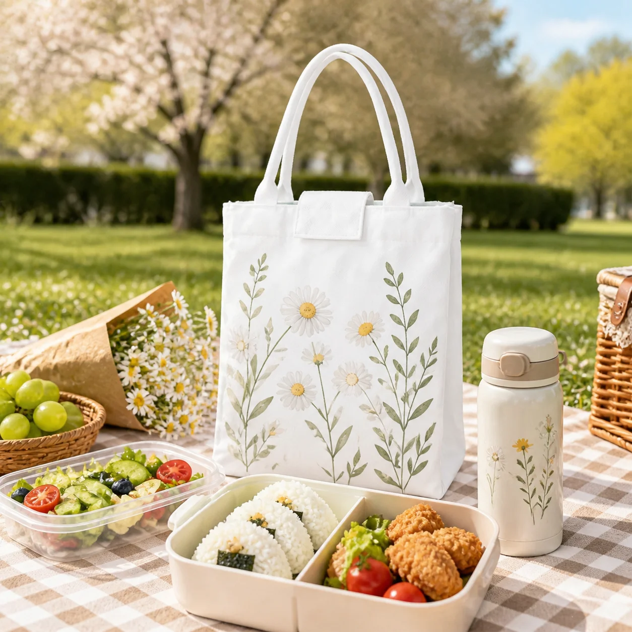 Custom Lunch Bag Personalized Insulated Lunch Tote Reusable Food Bag for Kids Students Work School Picnic Travel