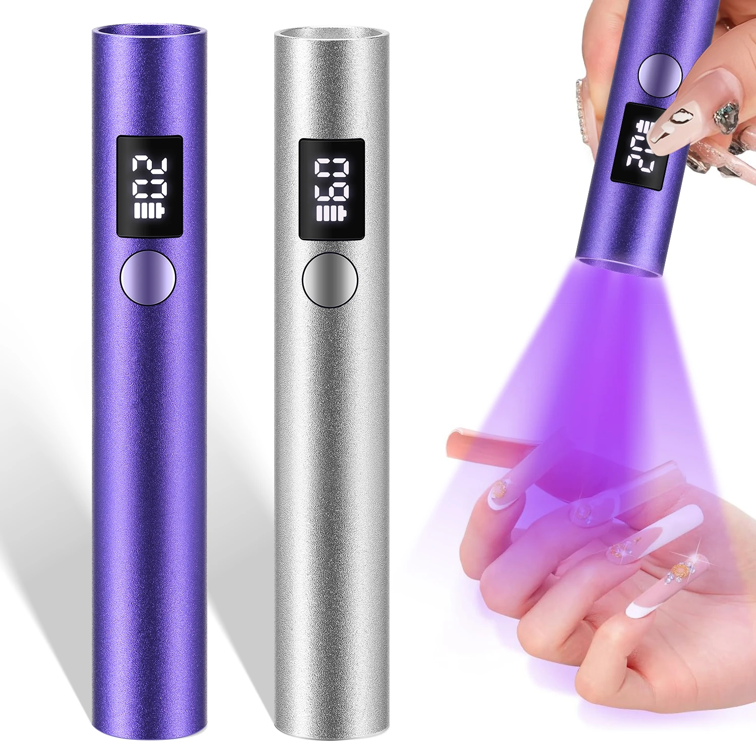 Mini UV LED Nail Dryer for Gel Polish with Fast Drying Performance, Compact Design for Home and Salon Use