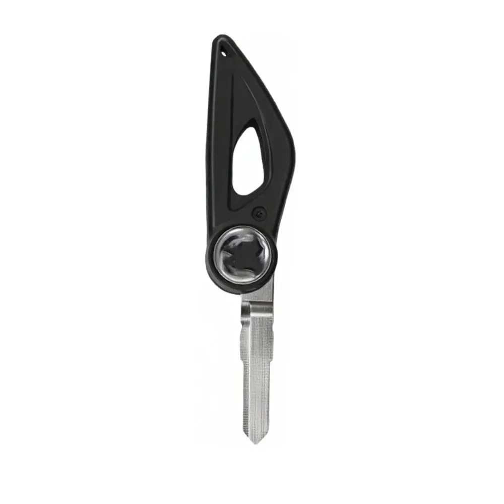 1Pcs New Blank Key Motorcycle Replace Uncut Keys For QJMOTOR SRV250 SRV300 SRV400 QJ250GS-29 Sai 250