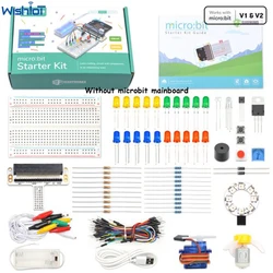 ELECFREAKS Micro:bit Starter Kit Support Mackecode Python for Kids Electric Circuit Learning Microbit Coding Program Education