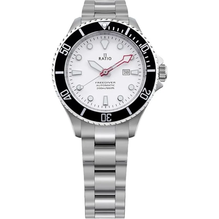 

FreeDiver Sapphire Crystal Women's Diver Watch Japanese Automatic Movement Dive Watch 200m Water Resistant Diving Watch