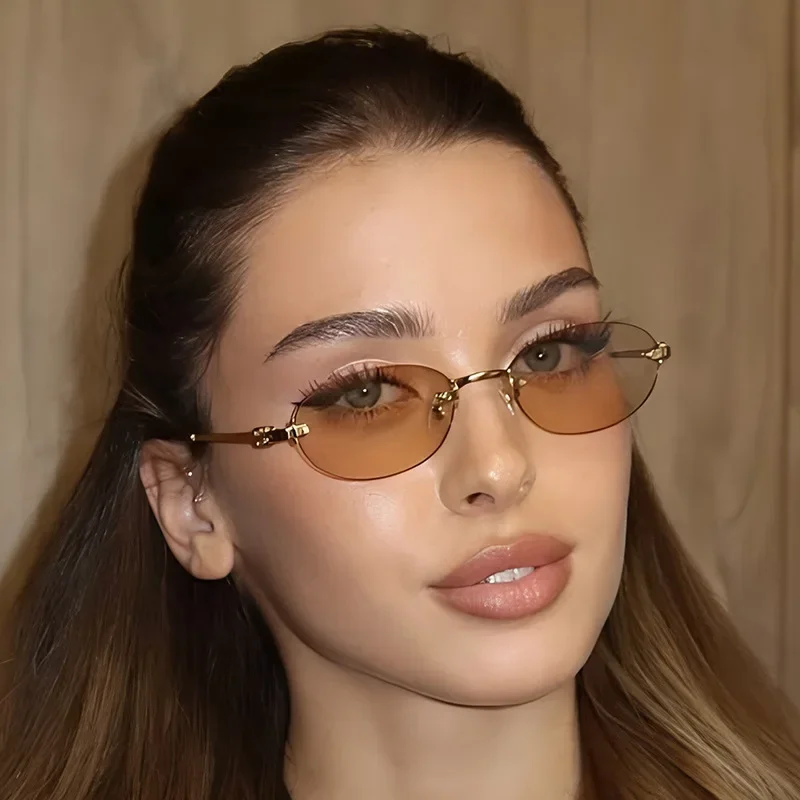WM logo Retro Cat Eye Polarized Sunglasses Women UV400 Vintage Metal Frame Driving Fashion Sun Glasses 2025 image 2