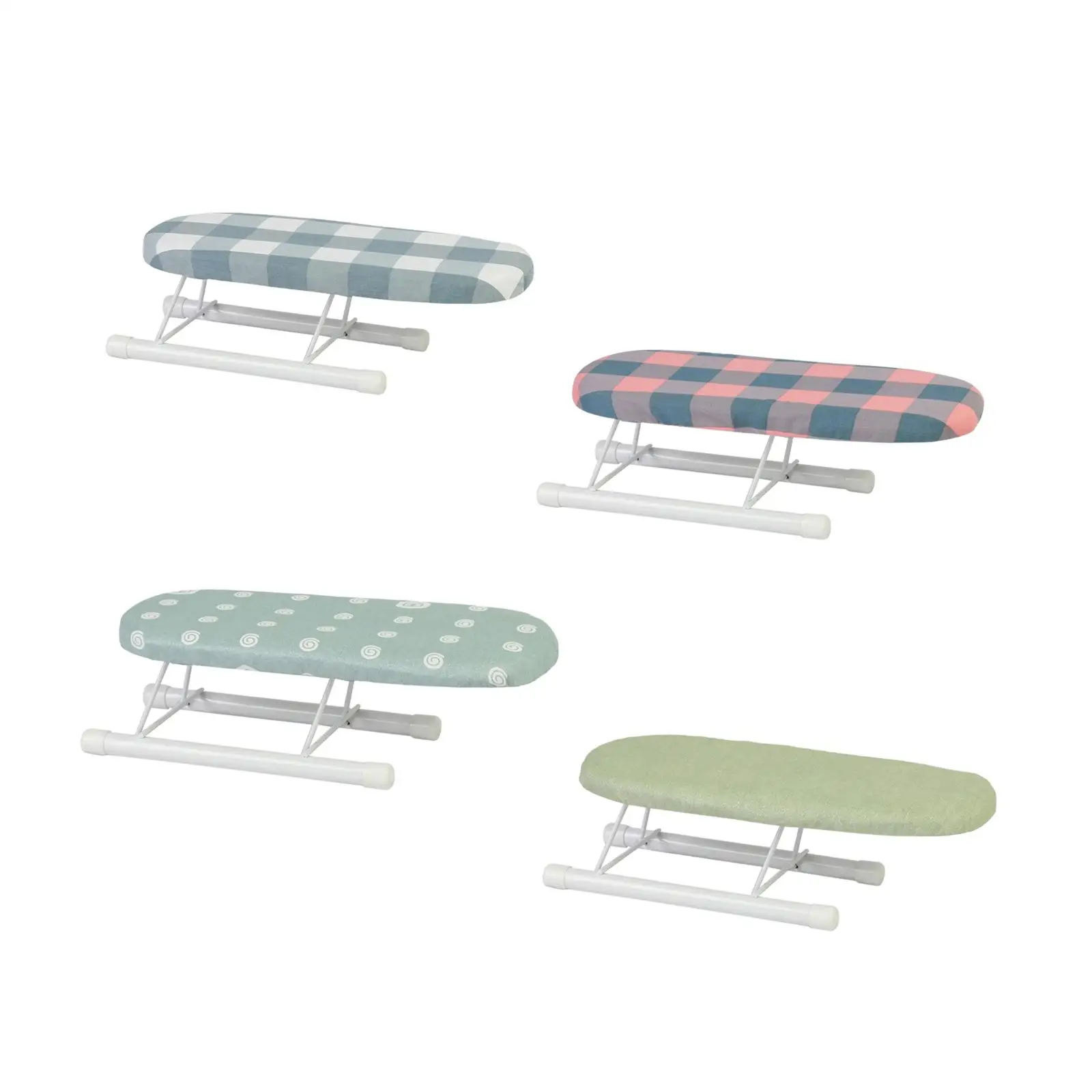 Foldable Ironing Board, Portable Non Slip Feet Small Ironing Board, Compact Tabletop Iron Board for Craft Room Household