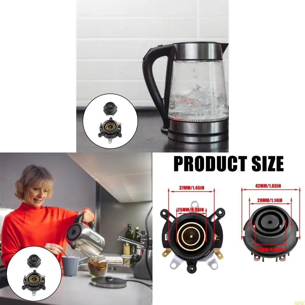 A0NC Temperature Control Base Electric Kettle Switch Thermostat Switch Boiler Replacement Switch Suitable for Everyday Use