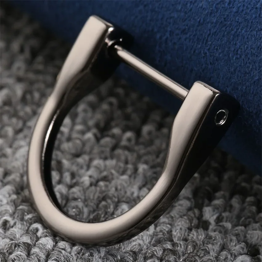 A 2 pezzi fibbie in metallo staccabili apribili cucito borsa fai da te borsa A tracolla in pelle cinturino cintura chiusura A vite D anello fibbie 38*38mm
