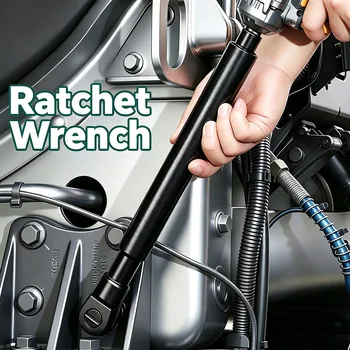 Universal Offset Ratchet Wrench 1/2 Inch Drive 72 Tooth High Torque Impact Extension Spanner Auto Motorcycle Repair Hand Tool