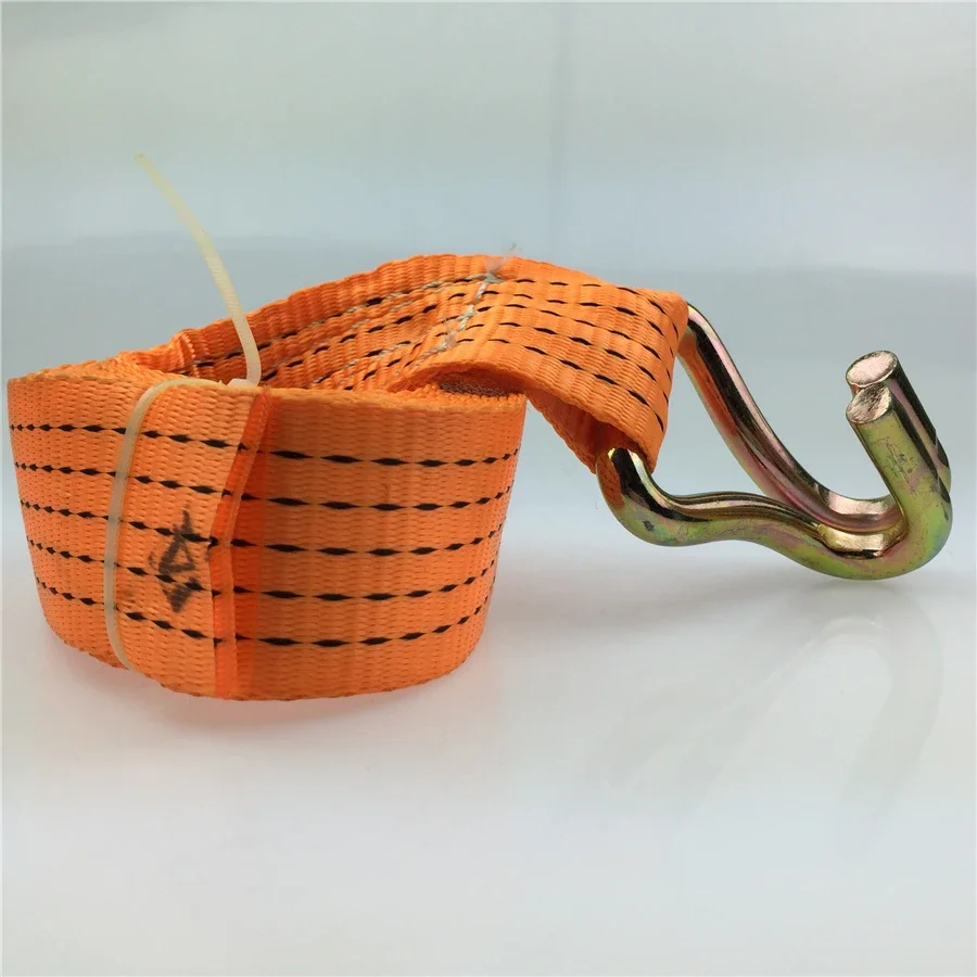 5T truck single strap 6 m + bundled with bundled with hook car cargo tightener fixed tight rope hook