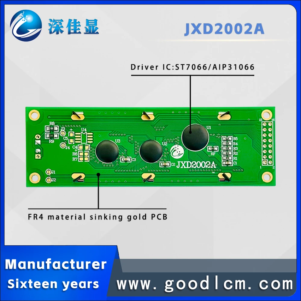 2002A character LCD Display module 20 * 02lcm LCD module HD44780 or ST7066 drive 5V STN FSTN VA