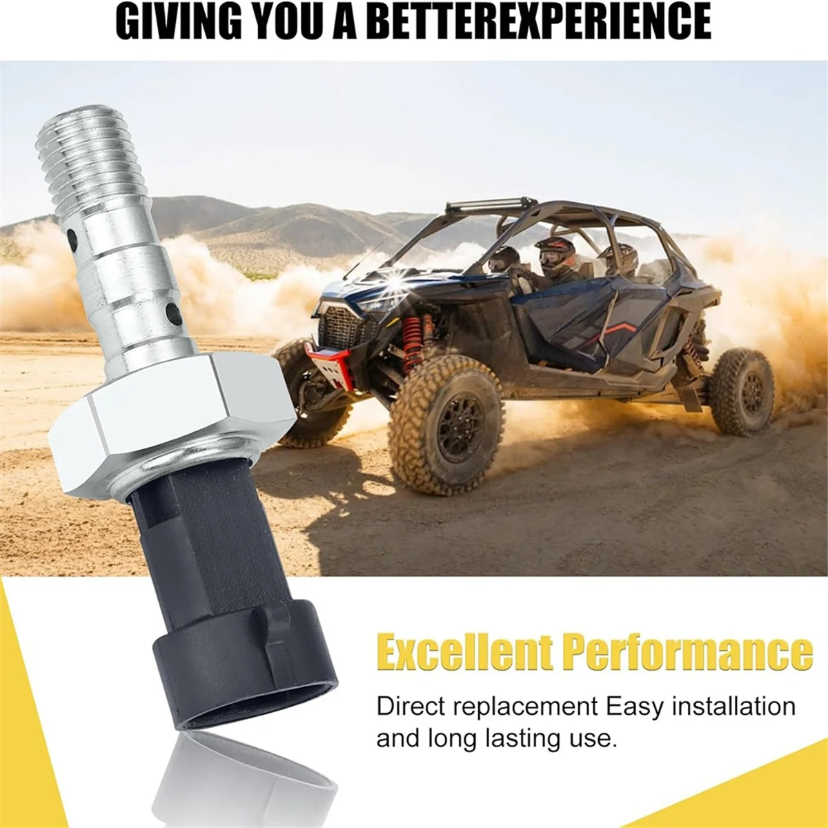 Nuovo 4014262   Pressostato freno Interruttore linea pressione freno adatto per modelli Polaris RZR Turbo 2016-2021