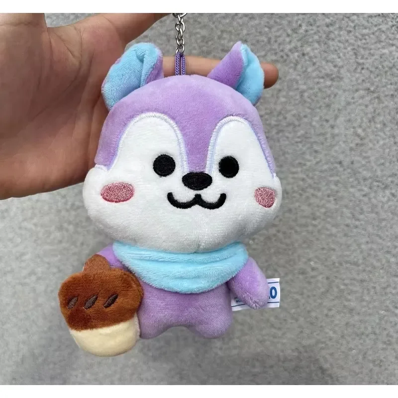 10cm Kpop Squirrel Doll Plush Kawaii  Anime Hobby Mang Plush Pillow New PP Cotton Purple Doll For Kid Birthday Gift