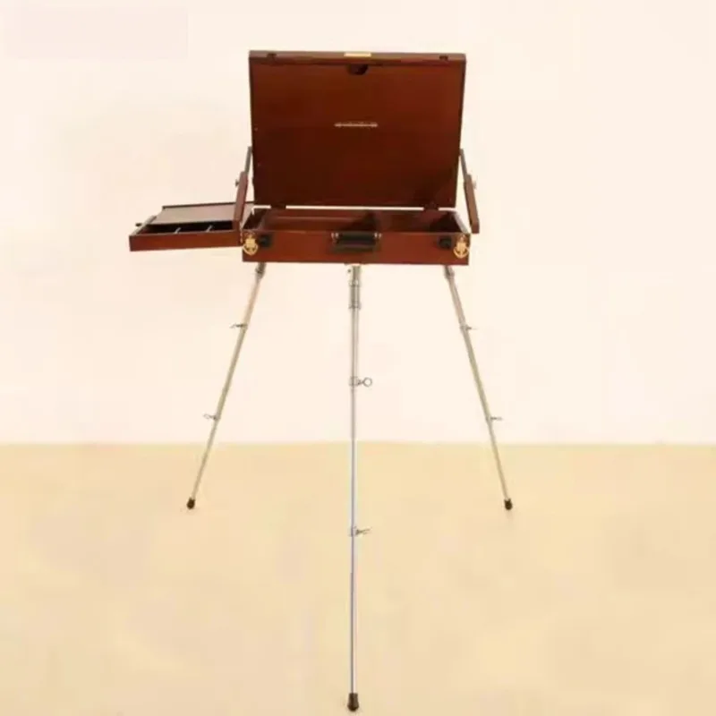 【Hot】Professional Artist Outdoor Portable Indoor Multifunctional Storage Box Easel
